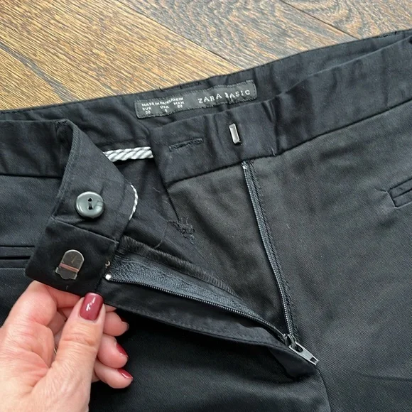 Zara Basics Women’s Black Dress Pants Workwear - size 6 - Picture 4 of 11